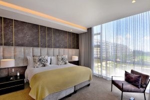 Luxury penthouse bedroom in Johannesburg Hotel